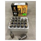 (20) Rounds Of Browning .45 Auto Ammo