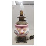 (1) Electric Table Lamp (15" Tall / No Shade)