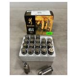 (20) Rounds Of Browning .45 Auto Ammo