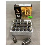 (20) Rounds Of Browning .45 Auto Ammo