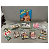 Vintage Wrestling Book, Asst. Trading Cards,