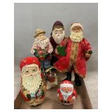 Clothtique, Resin & Wooden Santas, Nesting