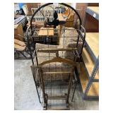 Metal Rack and Broken Butlers Stand