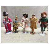 DanburyMint Porcelain Japan Doll, Avon Collector