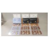 (3) U.S. Mint Proof Sets w/ COA (2010, 2011 &