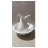 Ironstone China Dry Sink Pitcher & Bowl