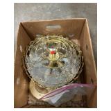 Box Lot With Ceiling Light Fixture