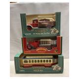 (3) Ertl Anheuser Busch Die-Cast TruckBanks