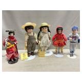 Kingstate Porcelain Doll Pair, Avon Baseball &