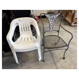 Plastic & Metal Chairs