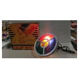 Vintage Christmas Tree Rotating Color Wheels w/