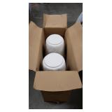 (80) Plastic 8" Planter Pots