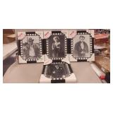 (4) Assorted Framed Prints (11"ï¿½14")