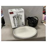 Stainless Steel Compost Pail, Hall Ball Pitcher,