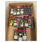(15) Packaged Rapala Countdown, Sinking & Asst.