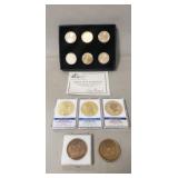 Assorted Commemorative U.S. Coinage Replicas &
