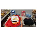 Box Lot Of Assorted Items Including Dog Costumes