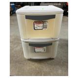 Sterlite 2-Drawer Storage Unit