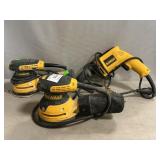 DeWalt Drywall Screwdriver & (2) Random Orbit