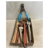 3-Handle Manual Ratchet Pincer, Pipe Wrenches,