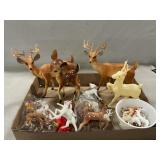 Lot Of Plastic Deer