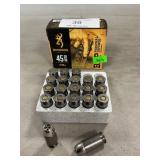(20) Rounds Of Browning .45 Auto Ammo