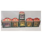 (6) Town Square Collection Coca-Cola Pieces