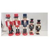 (5) Assorted Nutcrackers