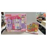 (2) Fisher-Price Playsets, "Family Manor &