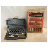 Craftsman 1/4ï¿½ Socket Wrench Set & Power Driver