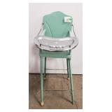 Vintage Metal Toy Doll Highchair (29" Tall)