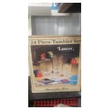 Lancer (24) Piece Tumbler / Glass Set (New Old