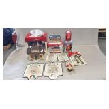 Tray Lot Of Assorted Scenery Accessories