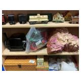 Shelf Lot With Lionel Trainmaster Transformer,