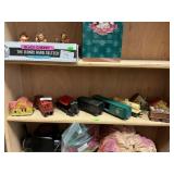 Shelf Lot With Marx & Lionel Train Cars,