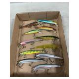(11) Assorted Crankbait Fishing Lures