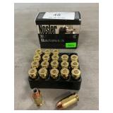 (20) Rounds Of Nosler .45 ACP Ammo