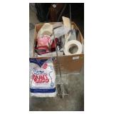 Box Lot Of Assorted Painting Supplies & More