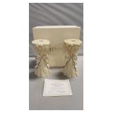 Set Of Two LENOX "Bountiful Harvest" Candlesticks