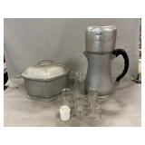 Guardian Hammered Aluminum Dutch Oven, Percolator