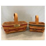 (2) Longaberger Baskets