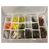 Plastic Case With Soft Rubber Fishing Baits