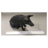 (1) Cast Iron "Pig" Bank