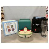 LaZBoy 4 Pc. Pilsner Glass Set, Christmas Candy