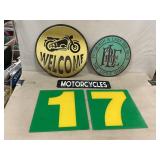 Retro Signs, Plexiglass Numbers