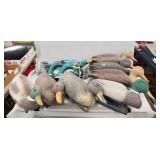 (1) U.S. Military Duffle Bag w/ (7) Plastic Duck
