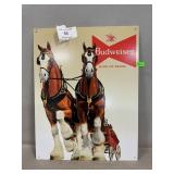 Metal Budweiser Advertised ng Sign