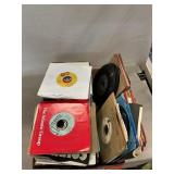 Box Lot Of 45 Records, Promos, 1960ï¿½s-1980ï¿½s