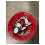 Plastic Tub With Anchor Rope Reel, Training