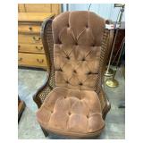 Sitting Chair w/ Caned Sides